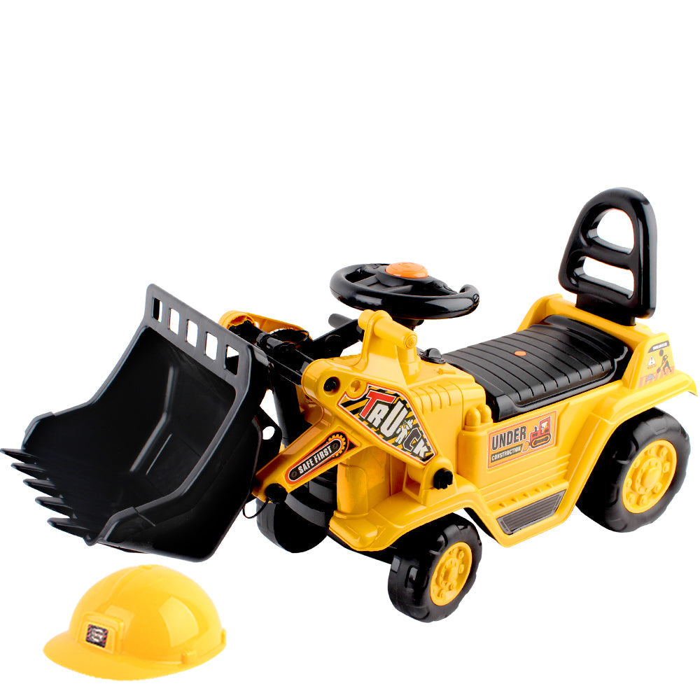 Kids Ride On Bulldozer - Yellow Fast shipping sale