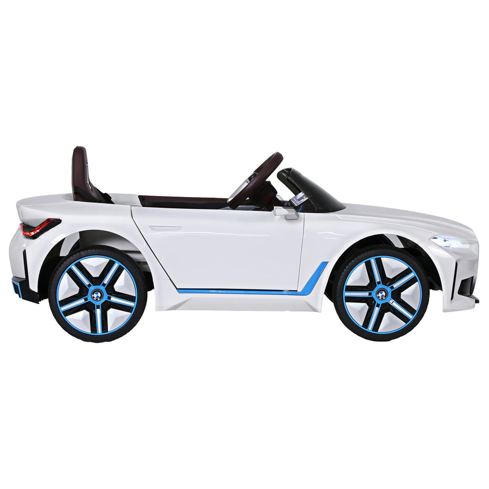 Kids Ride On Car BMW Licensed I4 Sports Remote Control Electric Toys 12V White Fast shipping sale
