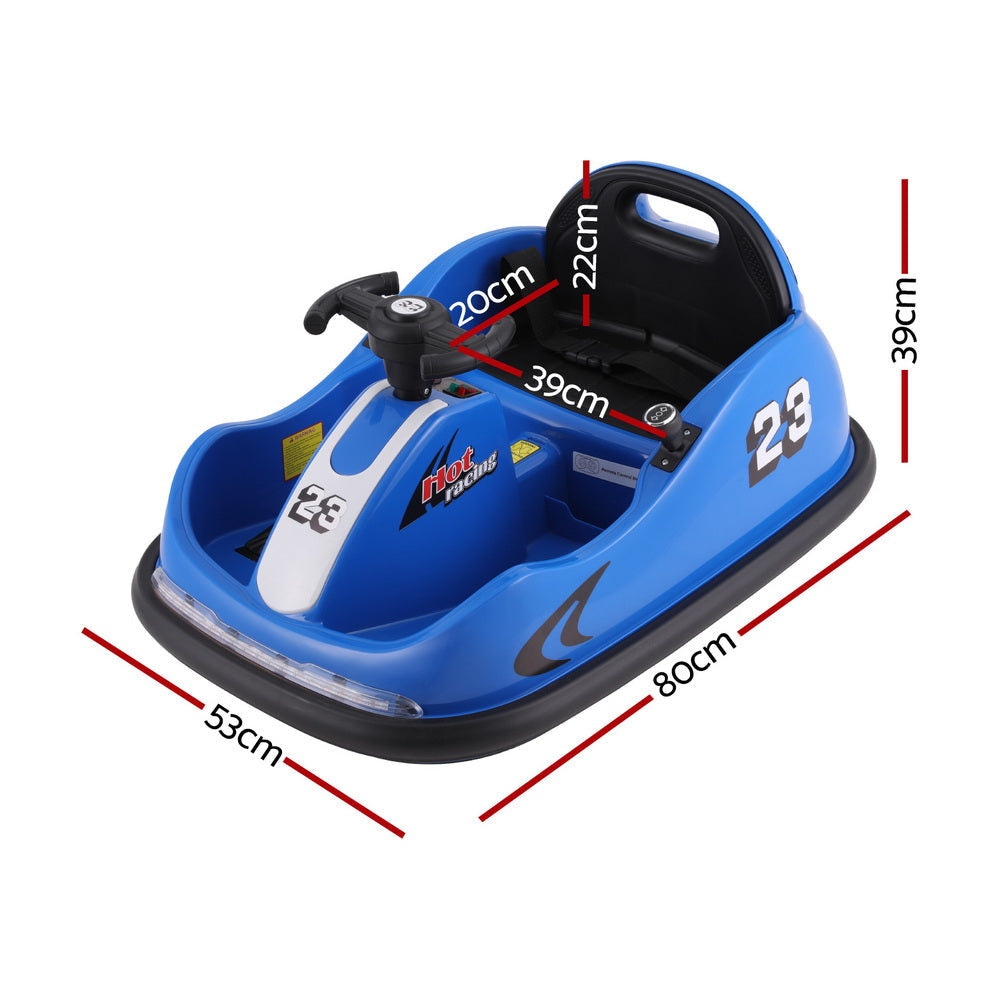 Kids Ride On Car Bumper Kart 6V Electric Toys Cars Remote Control Blue Fast shipping sale