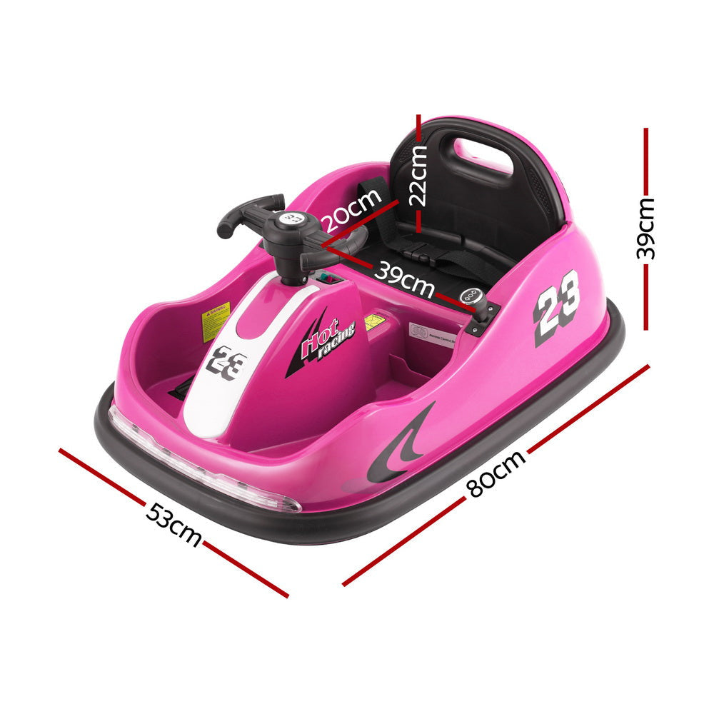 Kids Ride On Car Bumper Kart 6V Electric Toys Cars Remote Control Pink Fast shipping sale