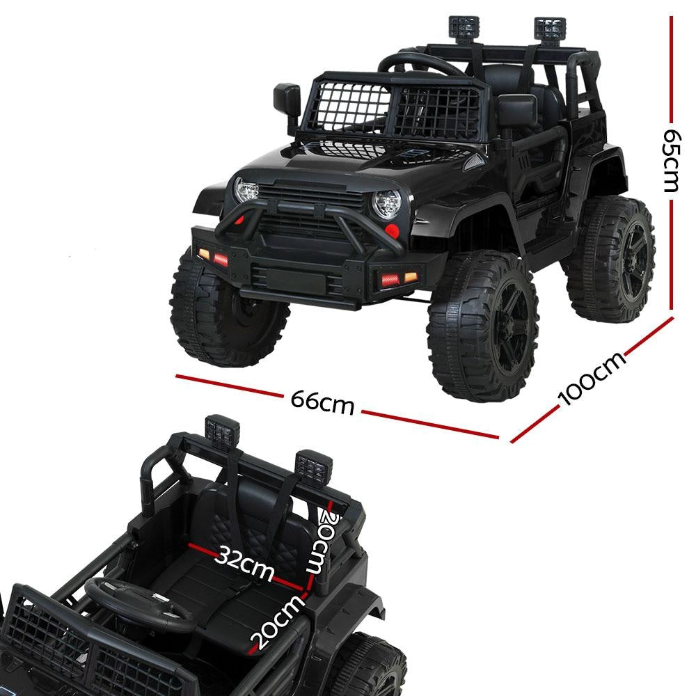 Kids Ride On Car Electric 12V Toys Jeep Battery Remote Control Black Fast shipping sale