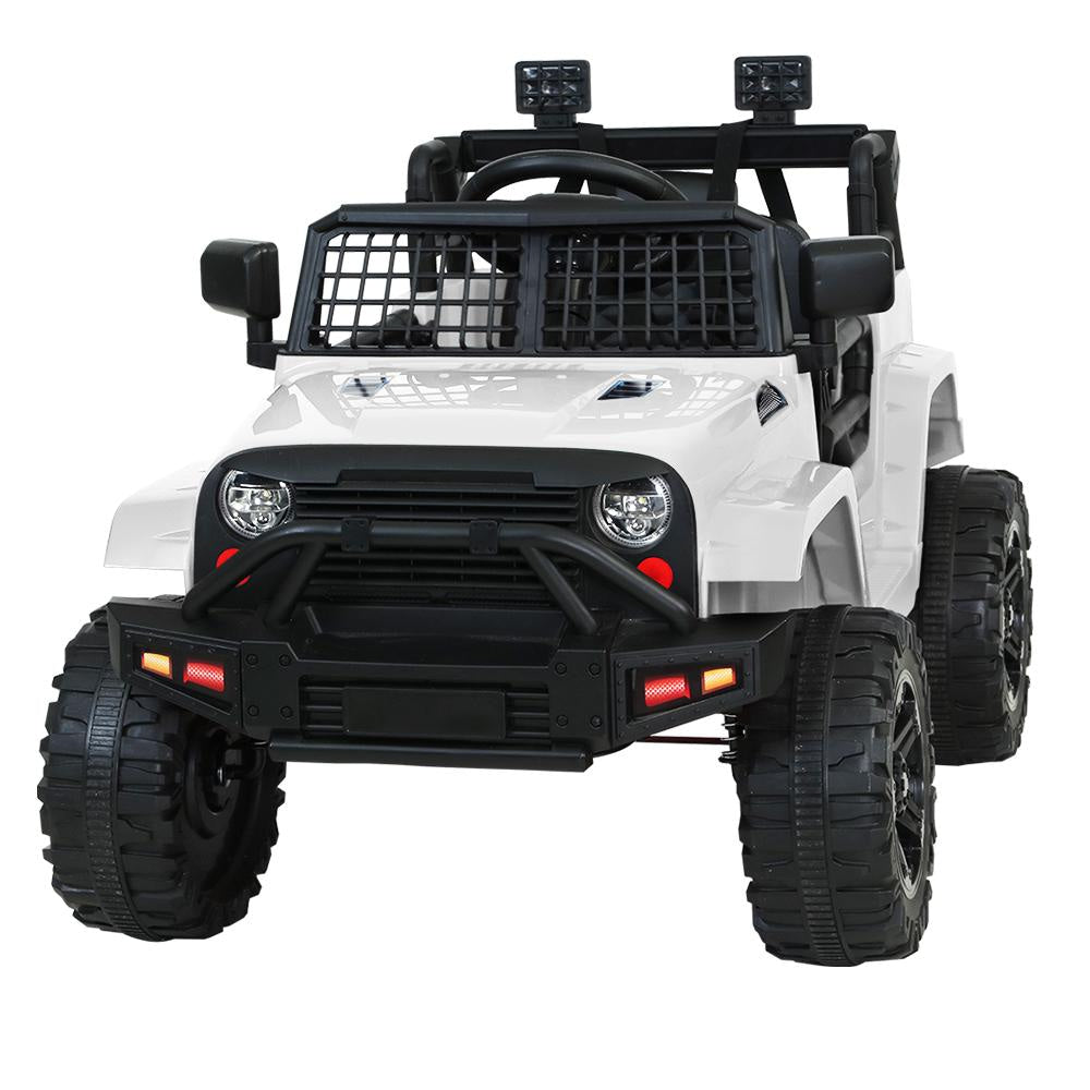 Kids Ride On Car Electric 12V Toys Jeep Battery Remote Control White Fast shipping sale