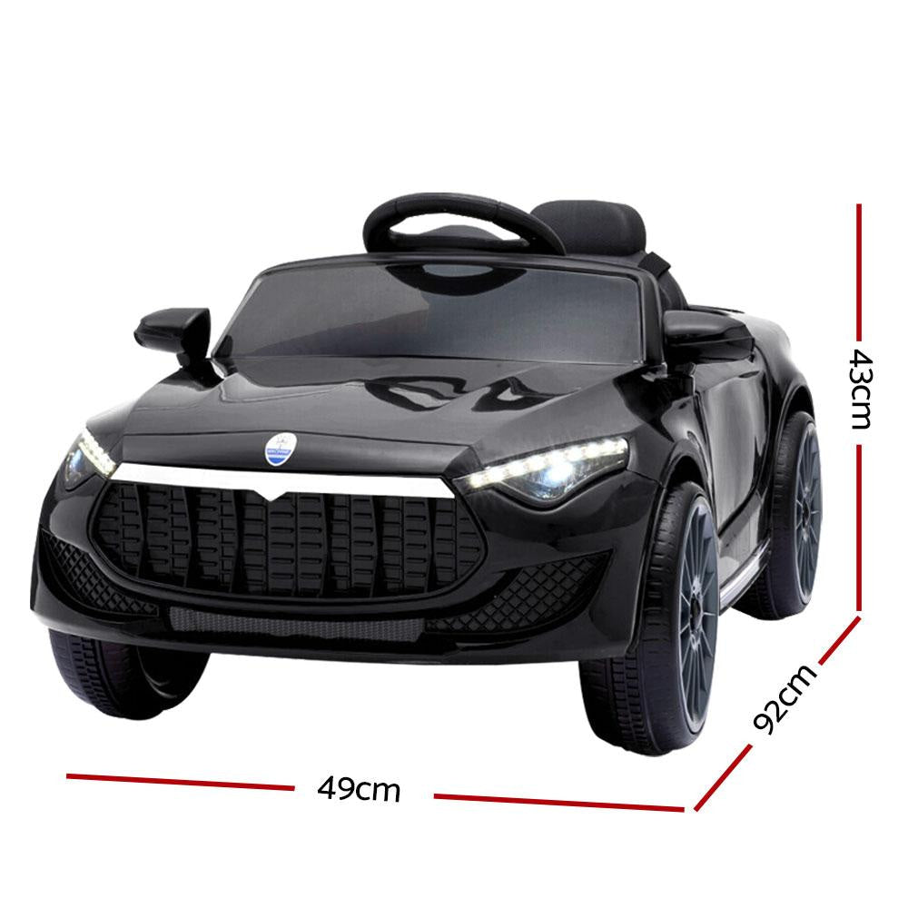 Kids Ride On Car Electric Toys 12V Battery Remote Control Black MP3 LED Fast shipping sale