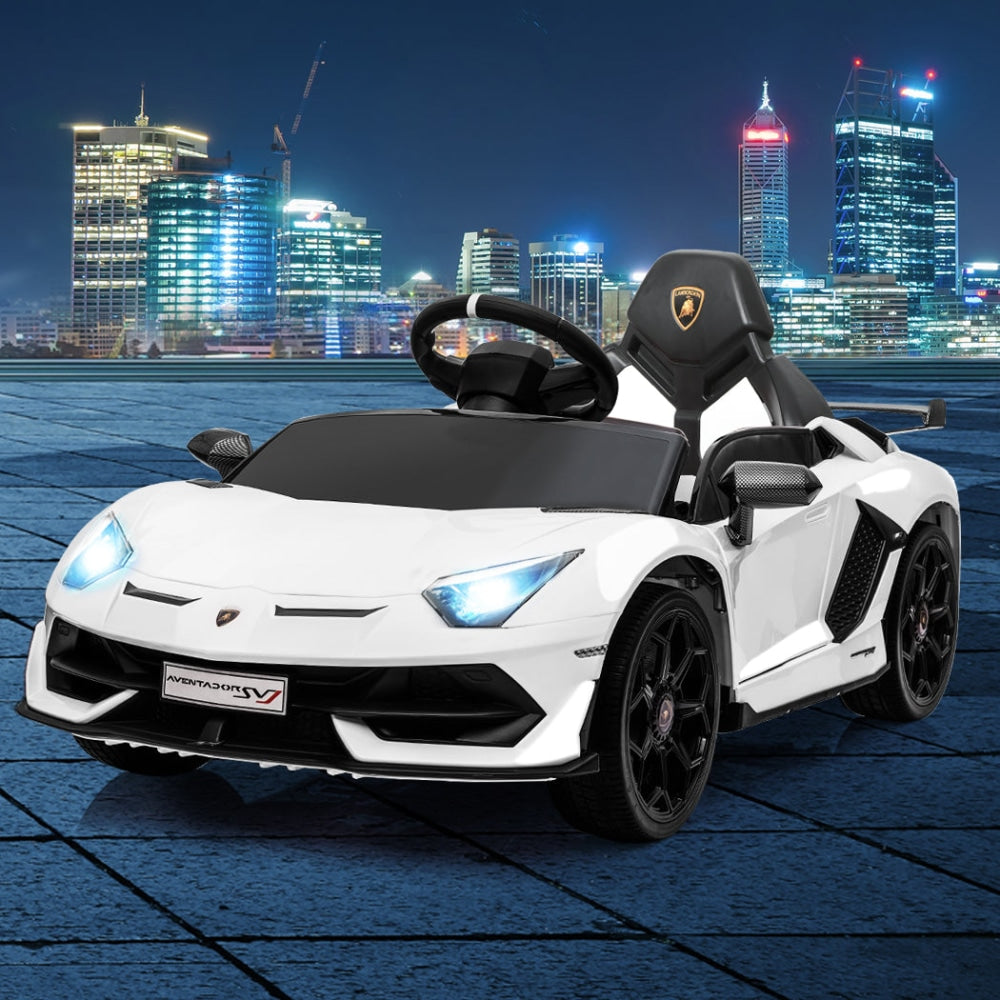 Kids Ride On Car Lamborghini SVJ Licensed Electric Dual Motor Toy Remote Control Fast shipping sale
