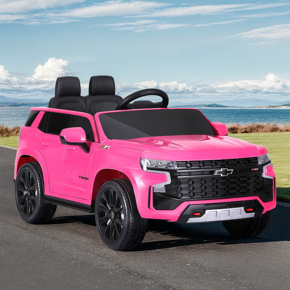 Kids Ride On Car Licensed Chevrolet Tahoe Electric Toys Horn Remote 12V Pink Fast shipping sale