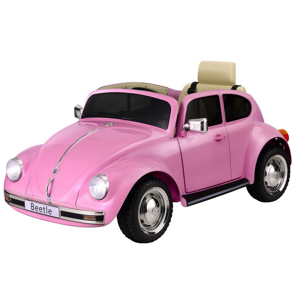 Kids Ride On Car Licensed Volkswagen Beetle Electric Toys Horn Remote 6V Pink Fast shipping sale