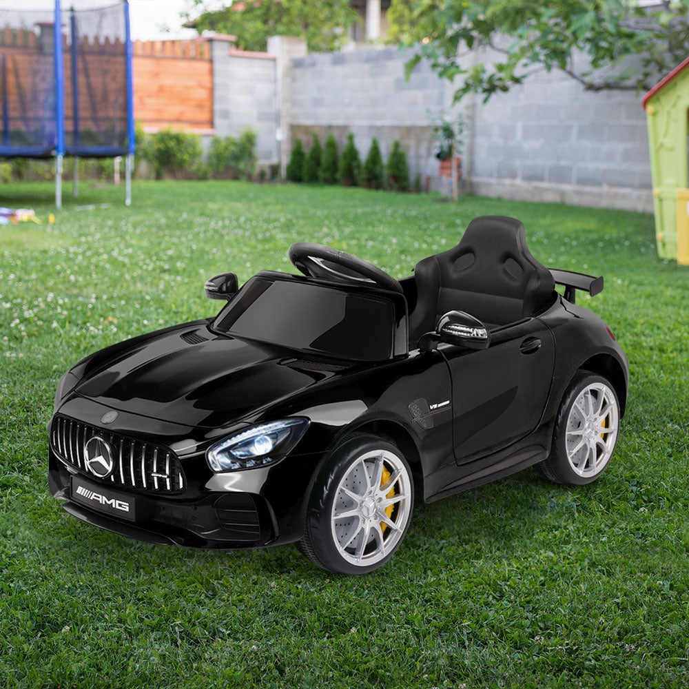 Kids Ride On Car MercedesBenz AMG GT R Electric Black Fast shipping sale