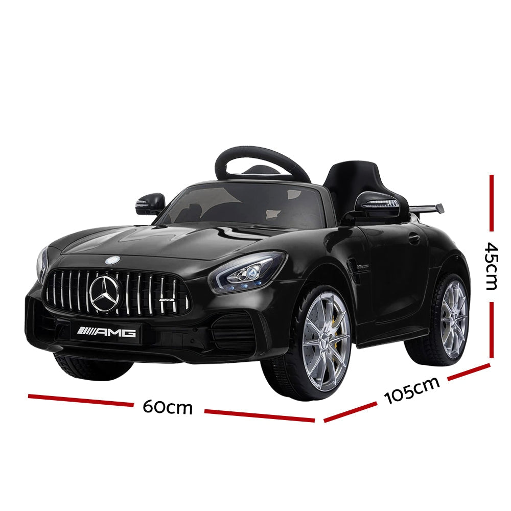 Kids Ride On Car MercedesBenz AMG GT R Electric Black Fast shipping sale