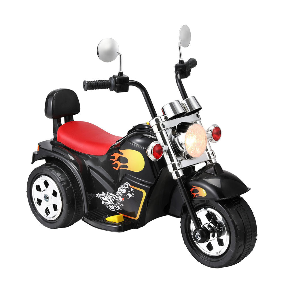 Kids Ride On Car Motorcycle Motorbike Electric Toys Horn Music 6V Black Fast shipping sale