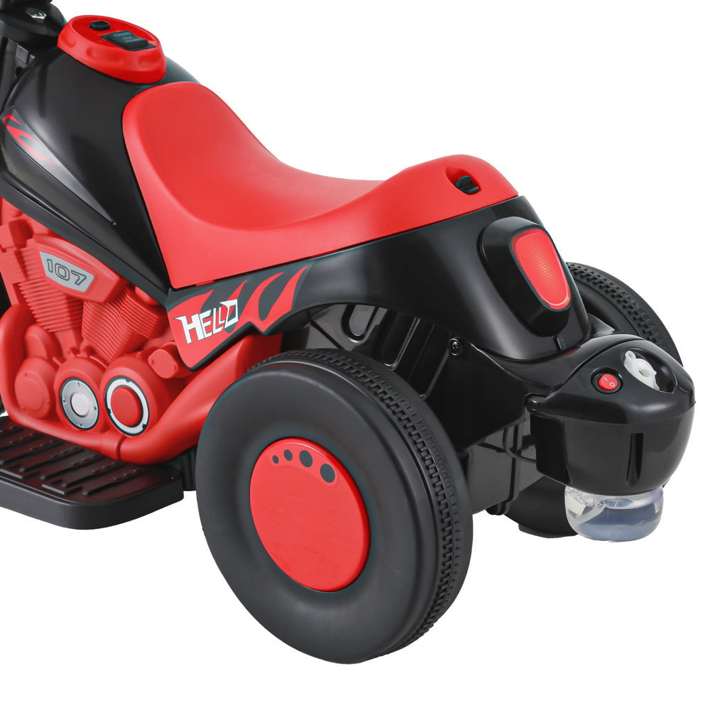 Kids Ride On Car Motorcycle Motorbike with Bubble Maker Electric Toy 6V Red Fast shipping sale