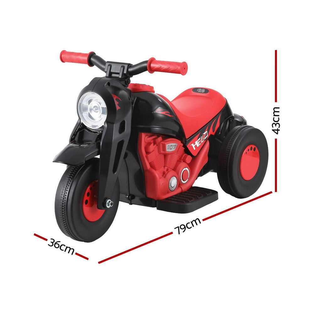 Kids Ride On Car Motorcycle Motorbike with Bubble Maker Electric Toy 6V Red Fast shipping sale