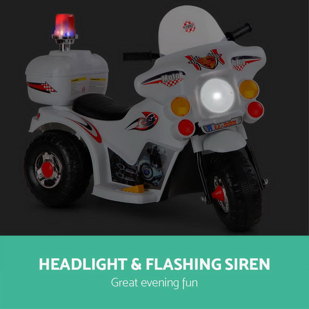 Kids Ride On Motorbike Motorcycle Car Toys White Fast shipping sale