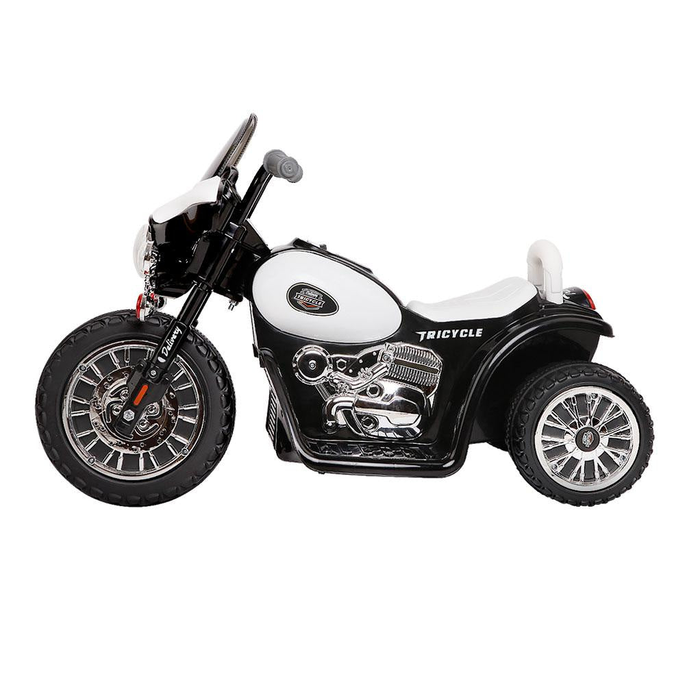 Kids Ride On Motorbike Motorcycle Toys Black White Fast shipping sale