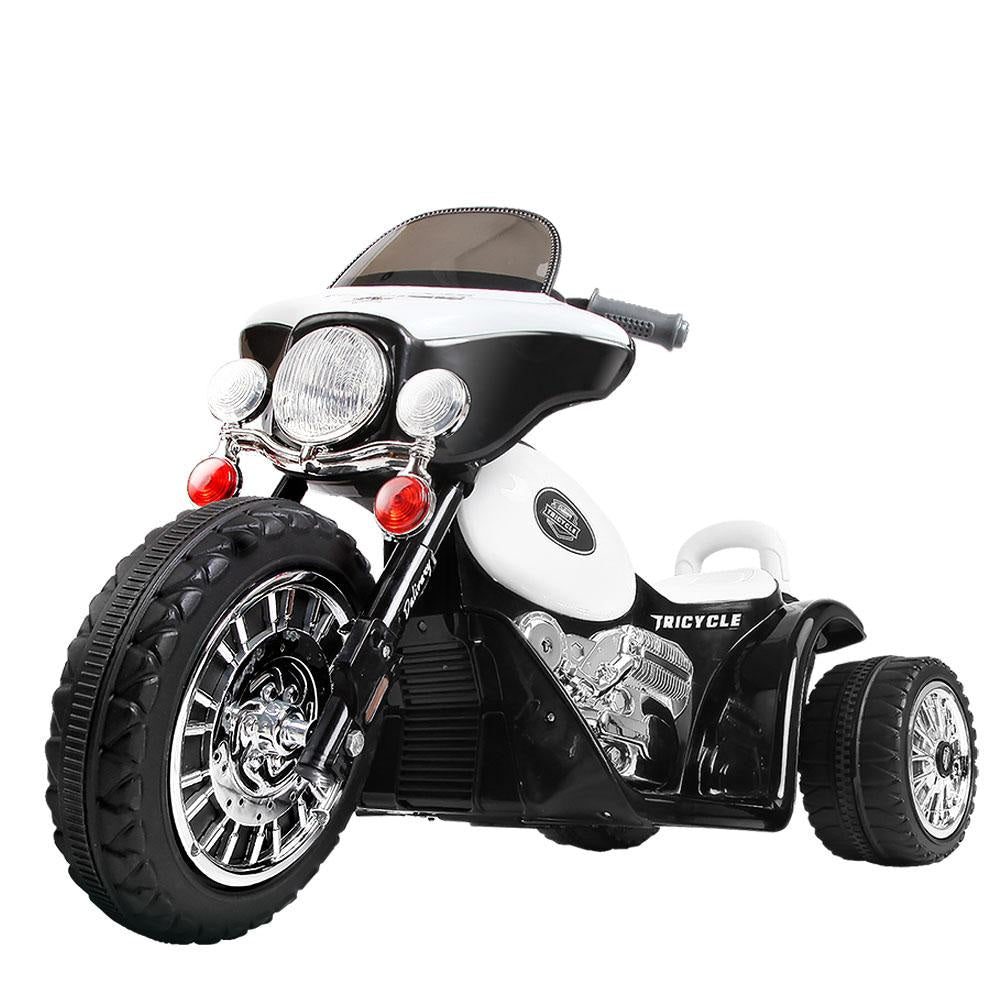 Kids Ride On Motorbike Motorcycle Toys Black White Fast shipping sale