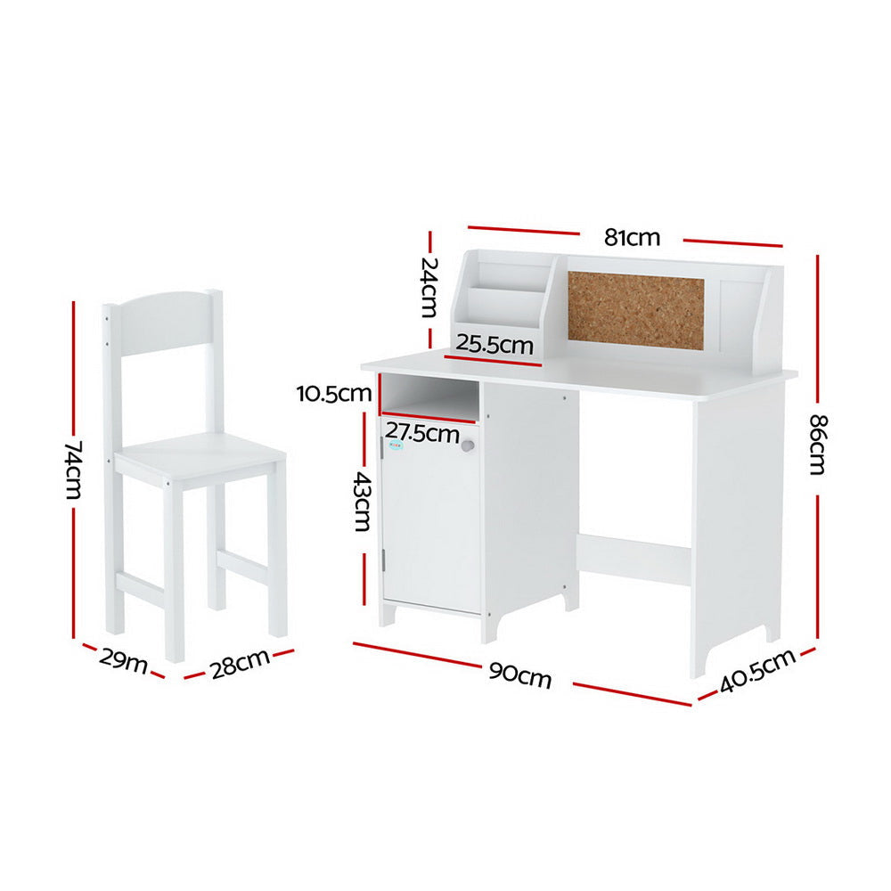 Kids Table and Chair Set Children Study Play Toys Desk w/ Cabinet Storage Baby & Fast shipping On sale