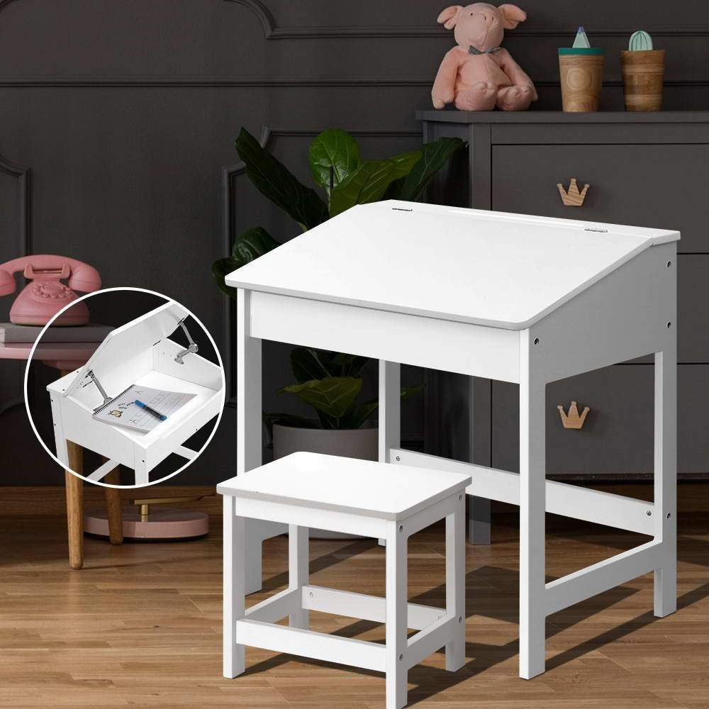 Kids Table Chairs Set Children Drawing Writing Desk Storage Toys Play Furniture Fast shipping On sale