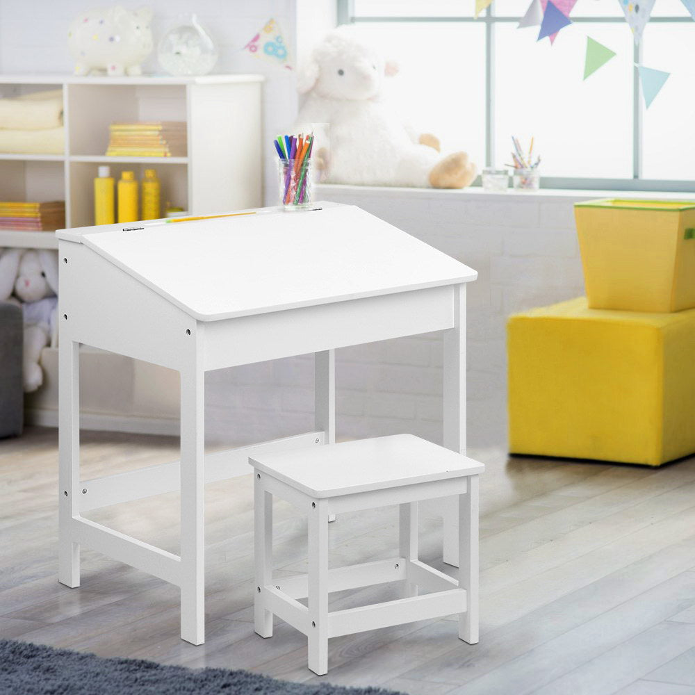 Kids Table Chairs Set Children Drawing Writing Desk Storage Toys Play Furniture Fast shipping On sale