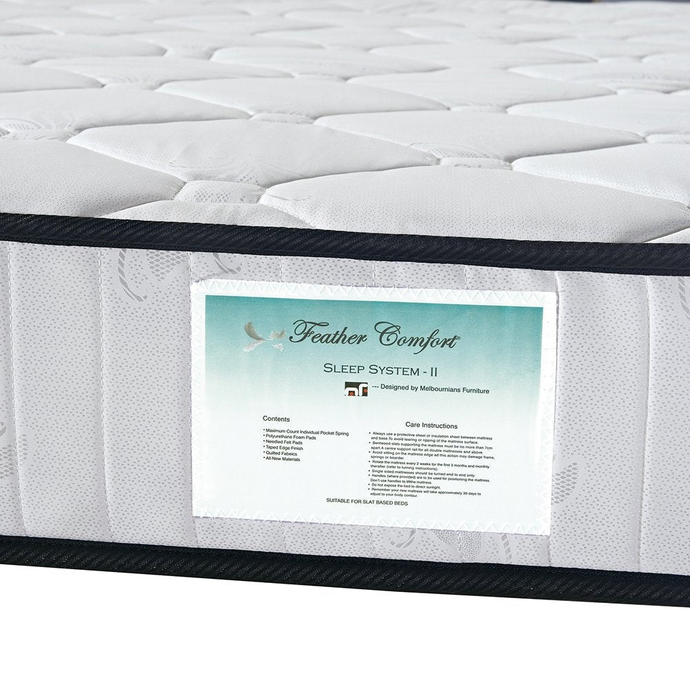 King Size Mattress in 6 turn Pocket Coil Spring and Foam Best value Fast shipping On sale