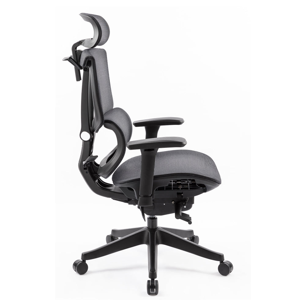 Kiran High Back Full Mesh Seat Adjustable Ergonomic Computer Working Office Chair Black Fast shipping On sale