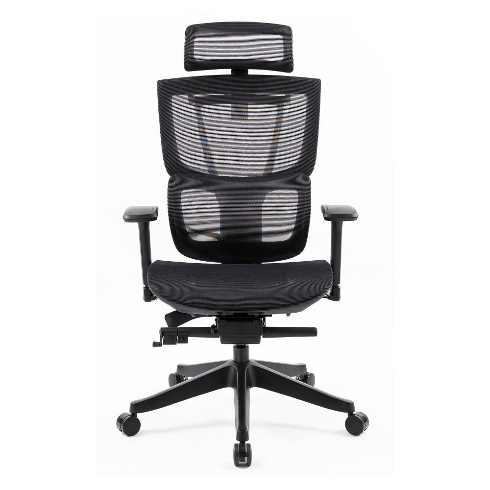 Kiran High Back Full Mesh Seat Adjustable Ergonomic Computer Working Office Chair Black Fast shipping On sale