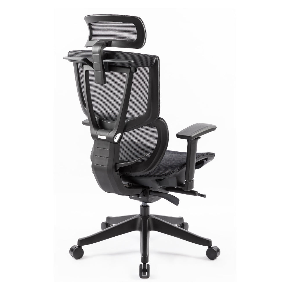 Kiran High Back Full Mesh Seat Adjustable Ergonomic Computer Working Office Chair Black Fast shipping On sale