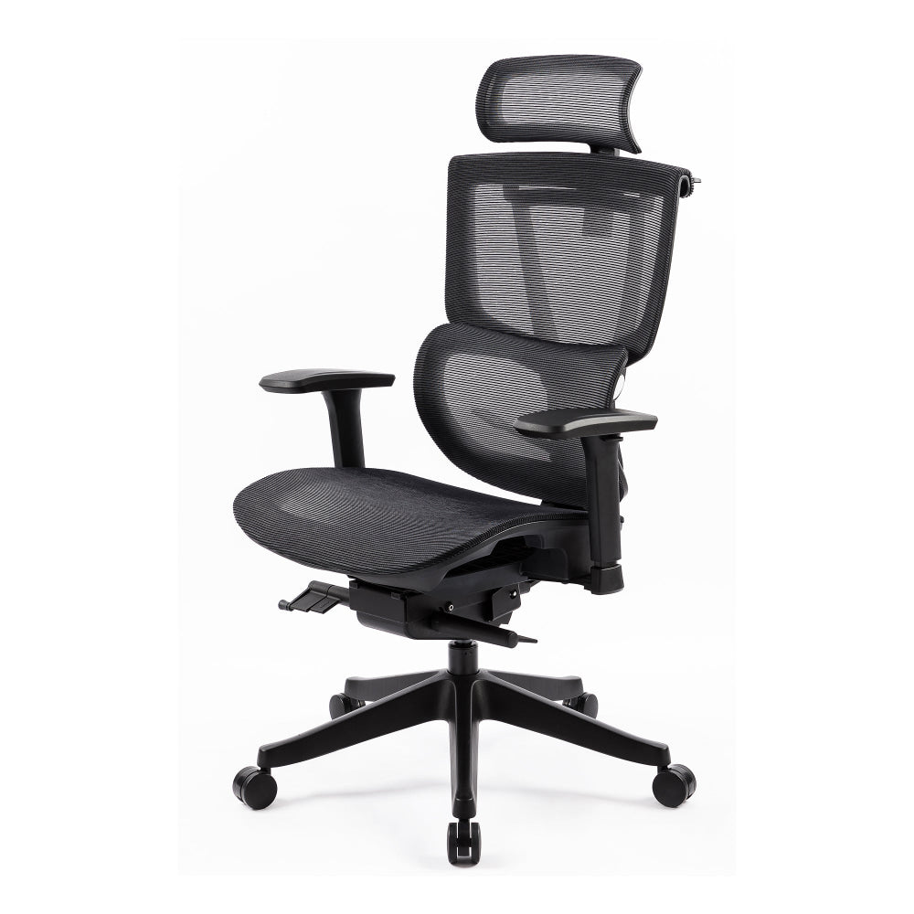 Kiran High Back Full Mesh Seat Adjustable Ergonomic Computer Working Office Chair Black Fast shipping On sale