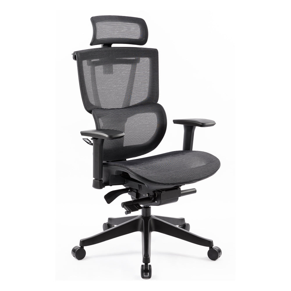 Kiran High Back Full Mesh Seat Adjustable Ergonomic Computer Working Office Chair Black Fast shipping On sale