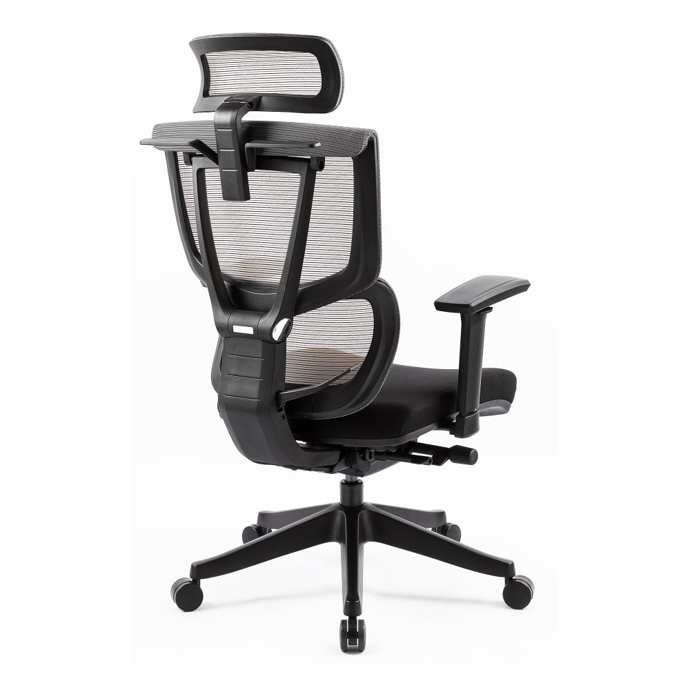 Kiran High Mesh Back Fabric Seat Full Adjustable Ergonomic Computer Office Working Chair Black Fast shipping On sale