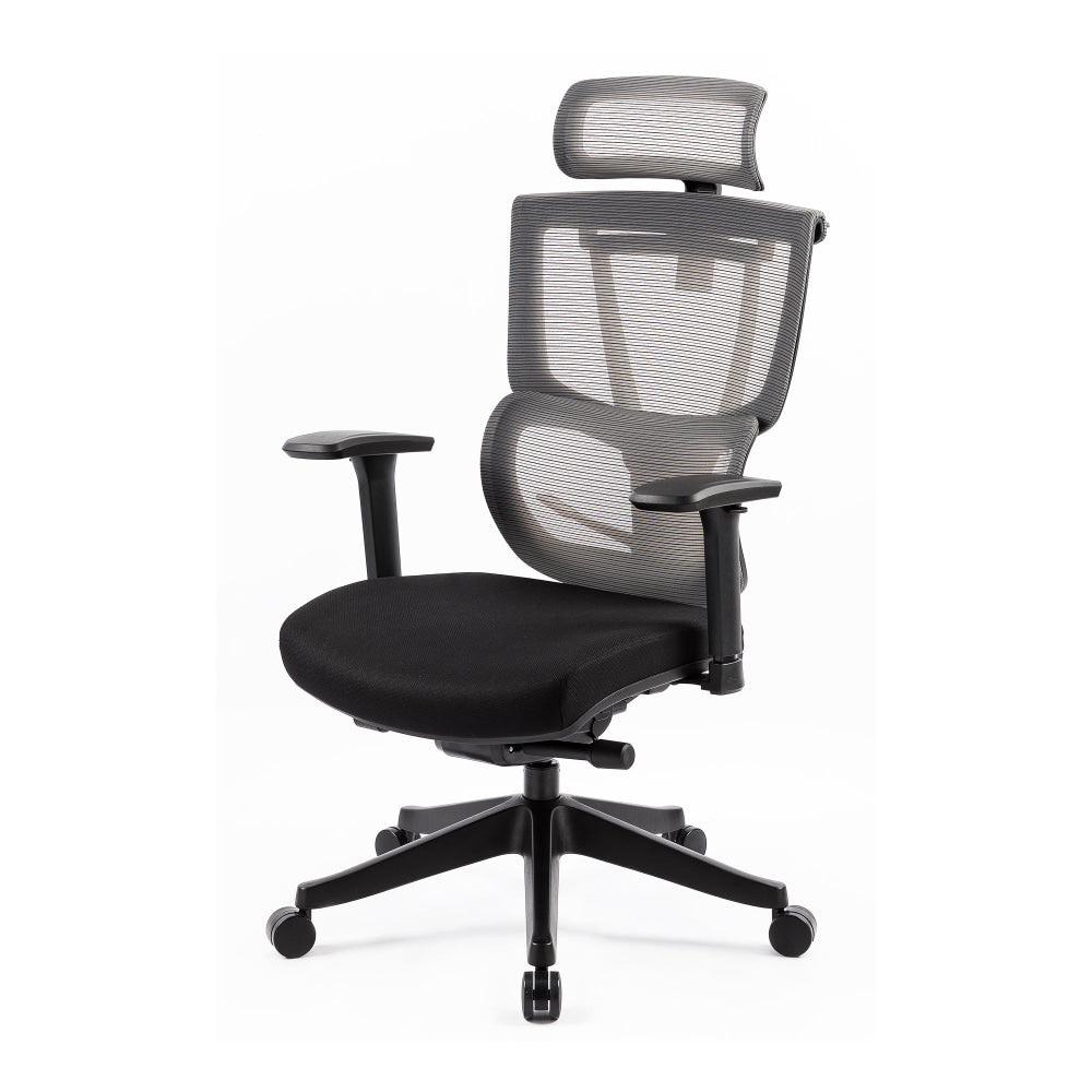 Kiran High Mesh Back Fabric Seat Full Adjustable Ergonomic Computer Office Working Chair Black Fast shipping On sale