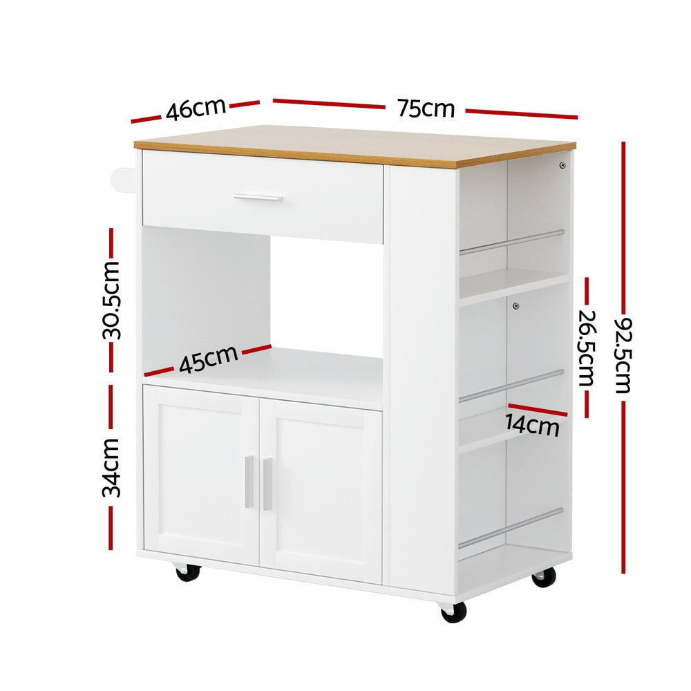 Kitchen Island Trolley Rolling Serving Cart Fast shipping On sale