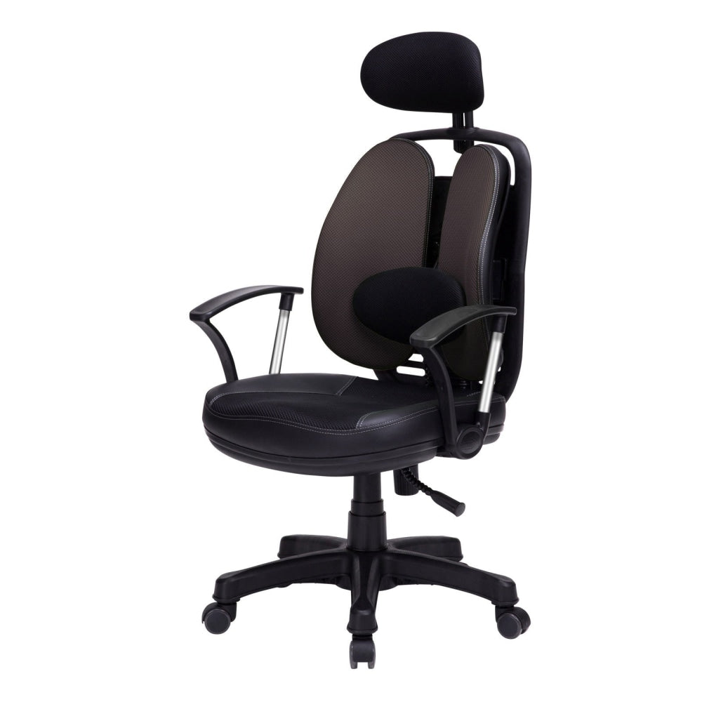 Korean Grey Office Chair Ergonomic SUPERB Fast shipping On sale