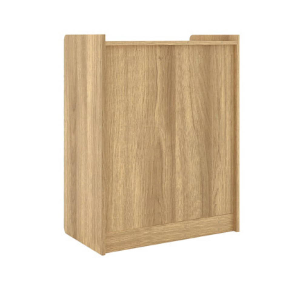 Kornas Wooden 2-Doors Shoe Cabinet Rack Storage Natural Fast shipping On sale