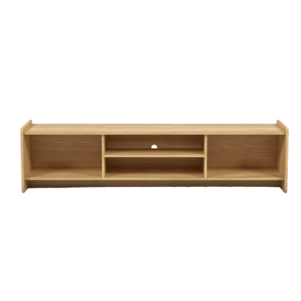 Kornas Wooden Large Lowline Entertainment Unit TV Stand 180cm W/ 2-Doors Natural Fast shipping On sale