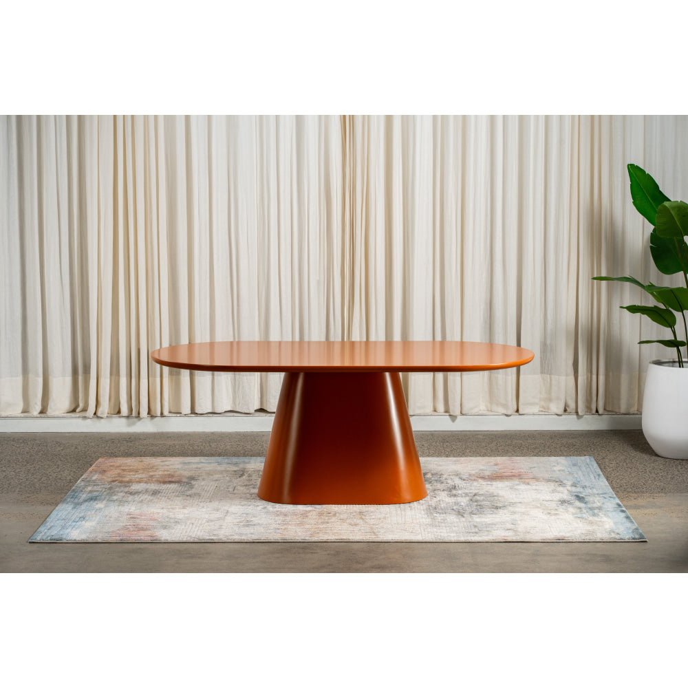 Kylen Modern Rectangular Wooden Kitchen Dining Table 200cm Citrus Fast shipping On sale