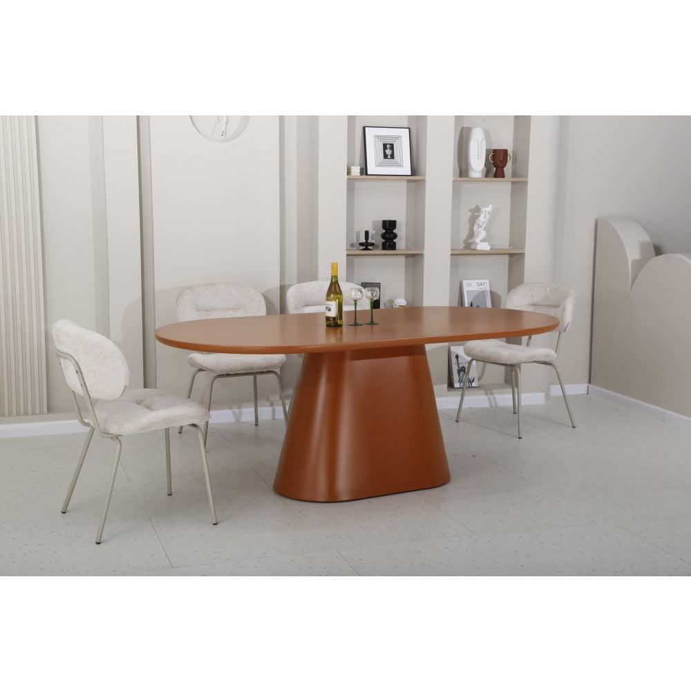 Kylen Modern Rectangular Wooden Kitchen Dining Table 200cm Citrus Fast shipping On sale