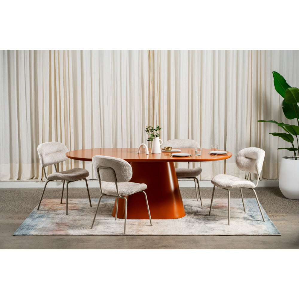 Kylen Modern Rectangular Wooden Kitchen Dining Table 200cm Citrus Fast shipping On sale