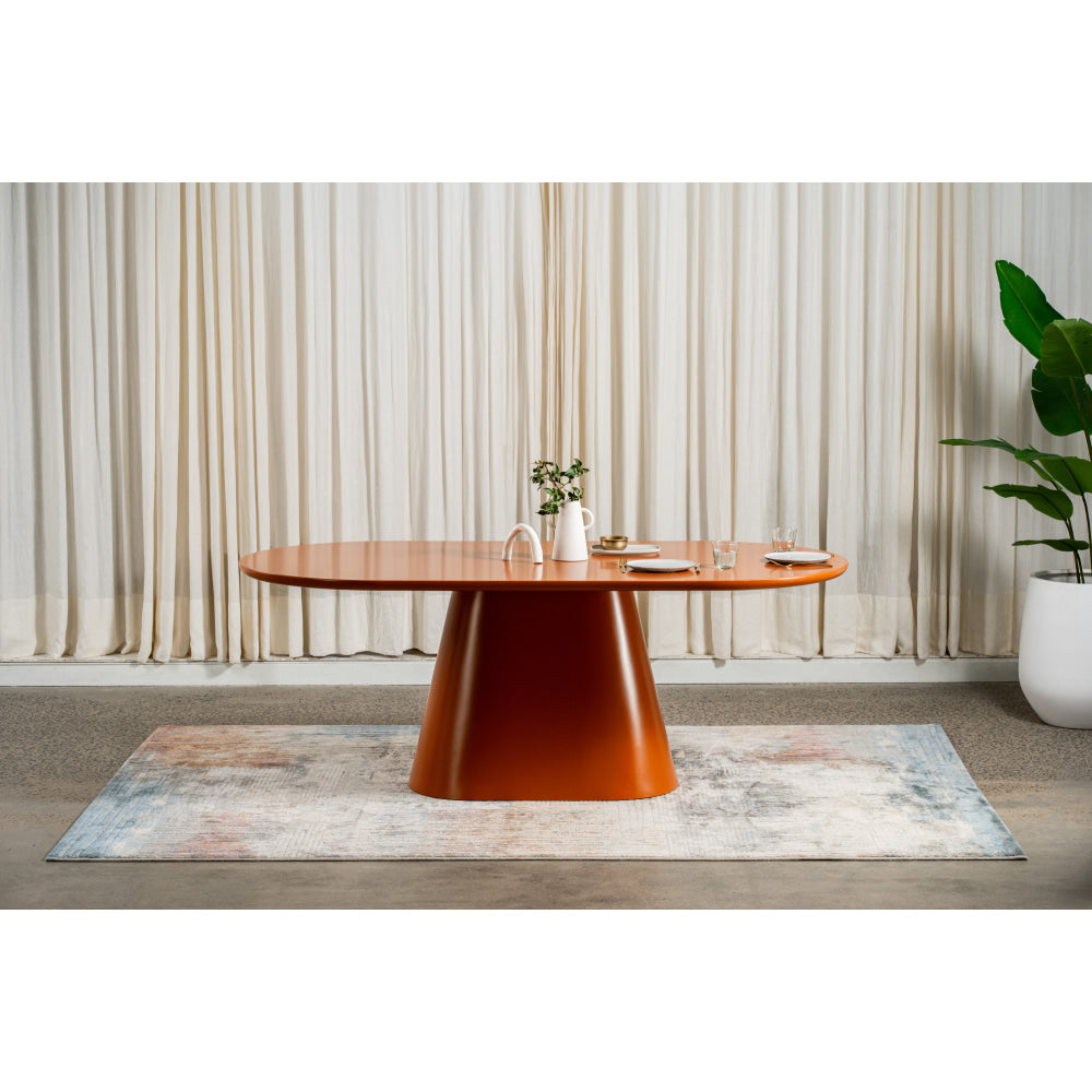 Kylen Modern Rectangular Wooden Kitchen Dining Table 200cm Citrus Fast shipping On sale