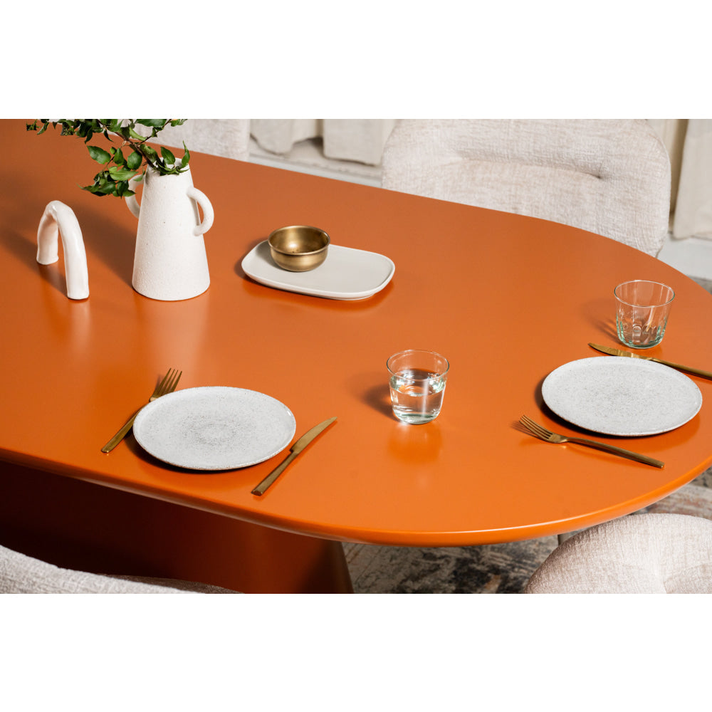 Kylen Modern Rectangular Wooden Kitchen Dining Table 200cm Citrus Fast shipping On sale