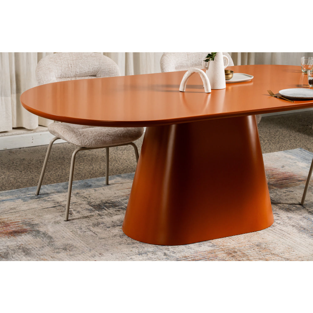 Kylen Modern Rectangular Wooden Kitchen Dining Table 200cm Citrus Fast shipping On sale