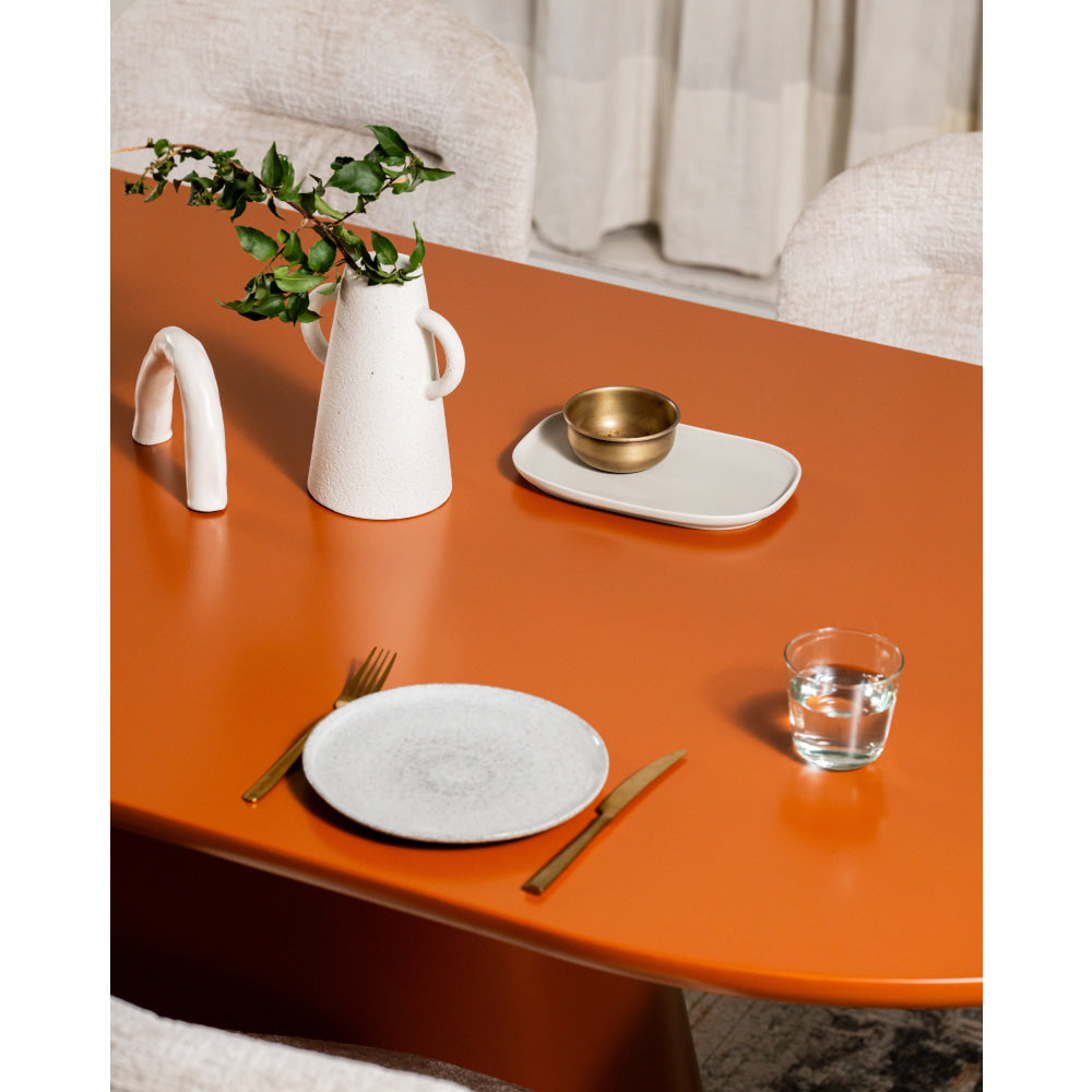 Kylen Modern Rectangular Wooden Kitchen Dining Table 200cm Citrus Fast shipping On sale