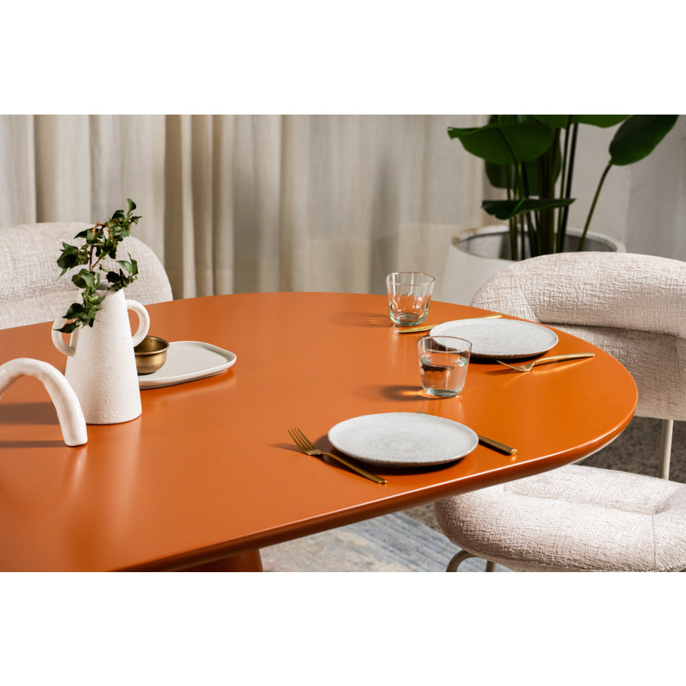 Kylen Modern Rectangular Wooden Kitchen Dining Table 200cm Citrus Fast shipping On sale