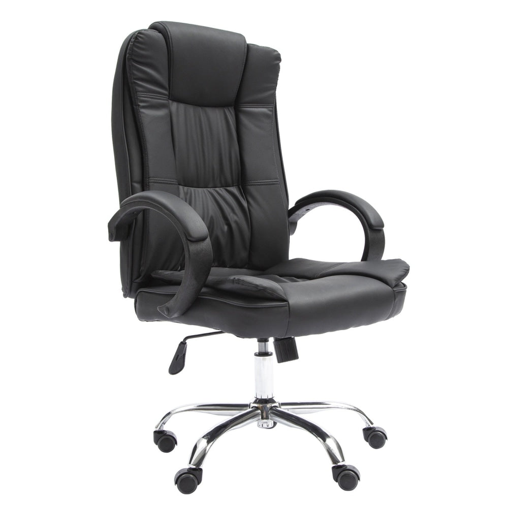 La Bella Black Executive Office Chair Sage Dual-Layer Seat Fast shipping On sale