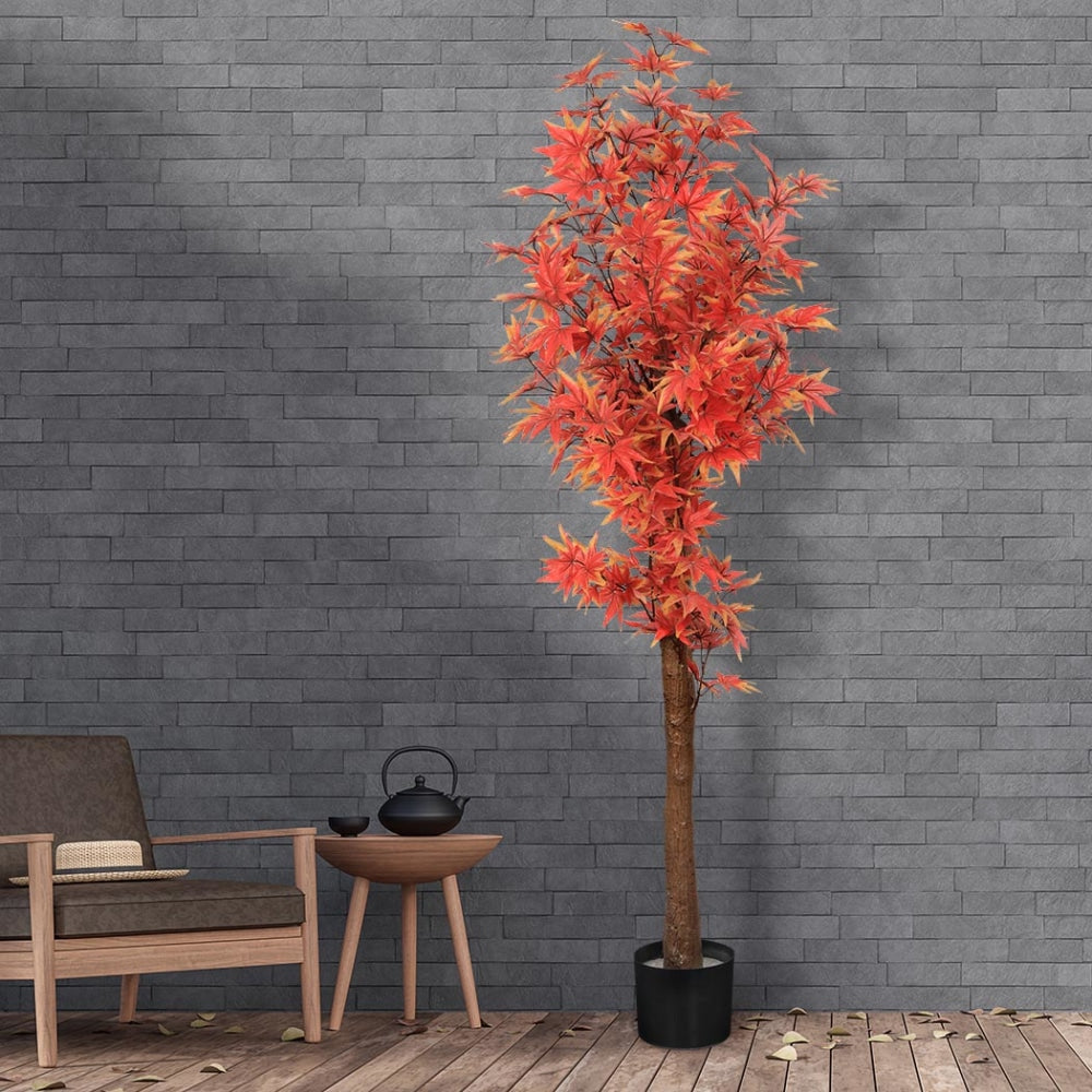 Lambu Artificial Plants Tree Garden Indoor Outdoor Fake Home Decor Maple 180cm Plant Fast shipping On sale