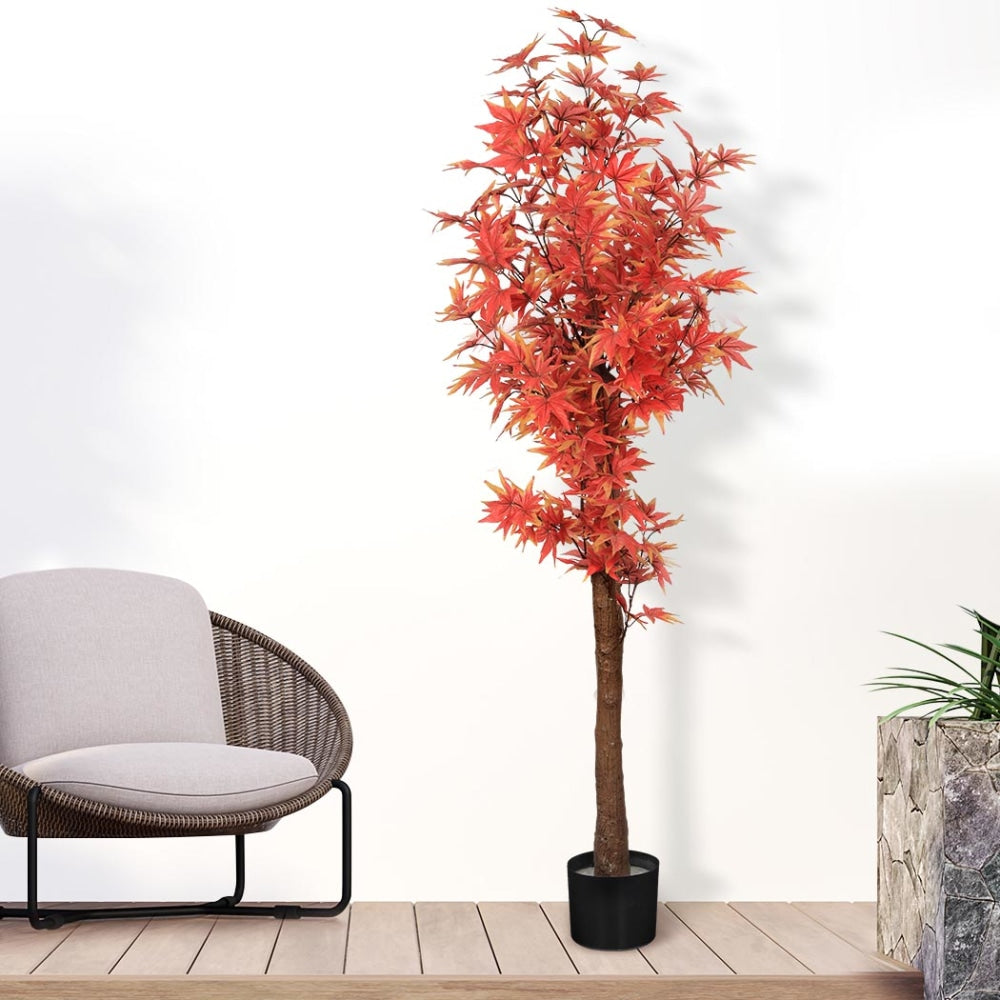 Lambu Artificial Plants Tree Garden Indoor Outdoor Fake Home Decor Maple 180cm Plant Fast shipping On sale