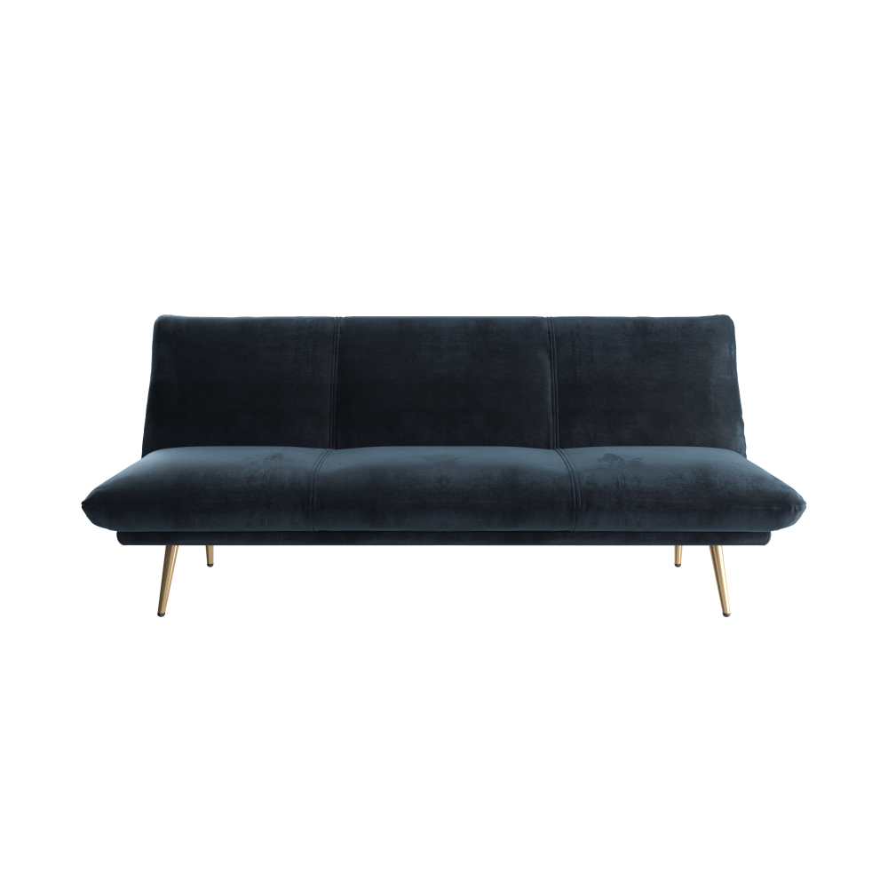 Lana Sofa Bed Navy Blue Fast shipping On sale