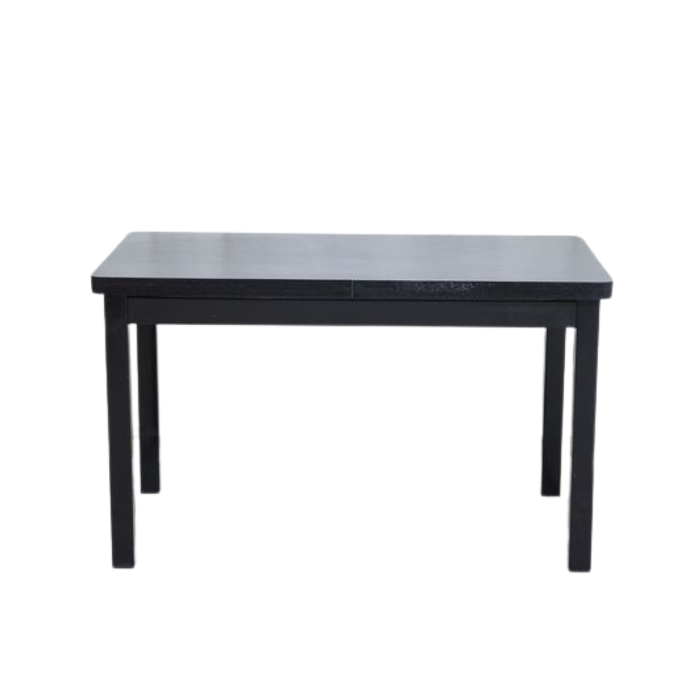 Contemporary Rectangular Coffee Table Metal Frame Wooden Top 90cm Black Fast shipping On sale