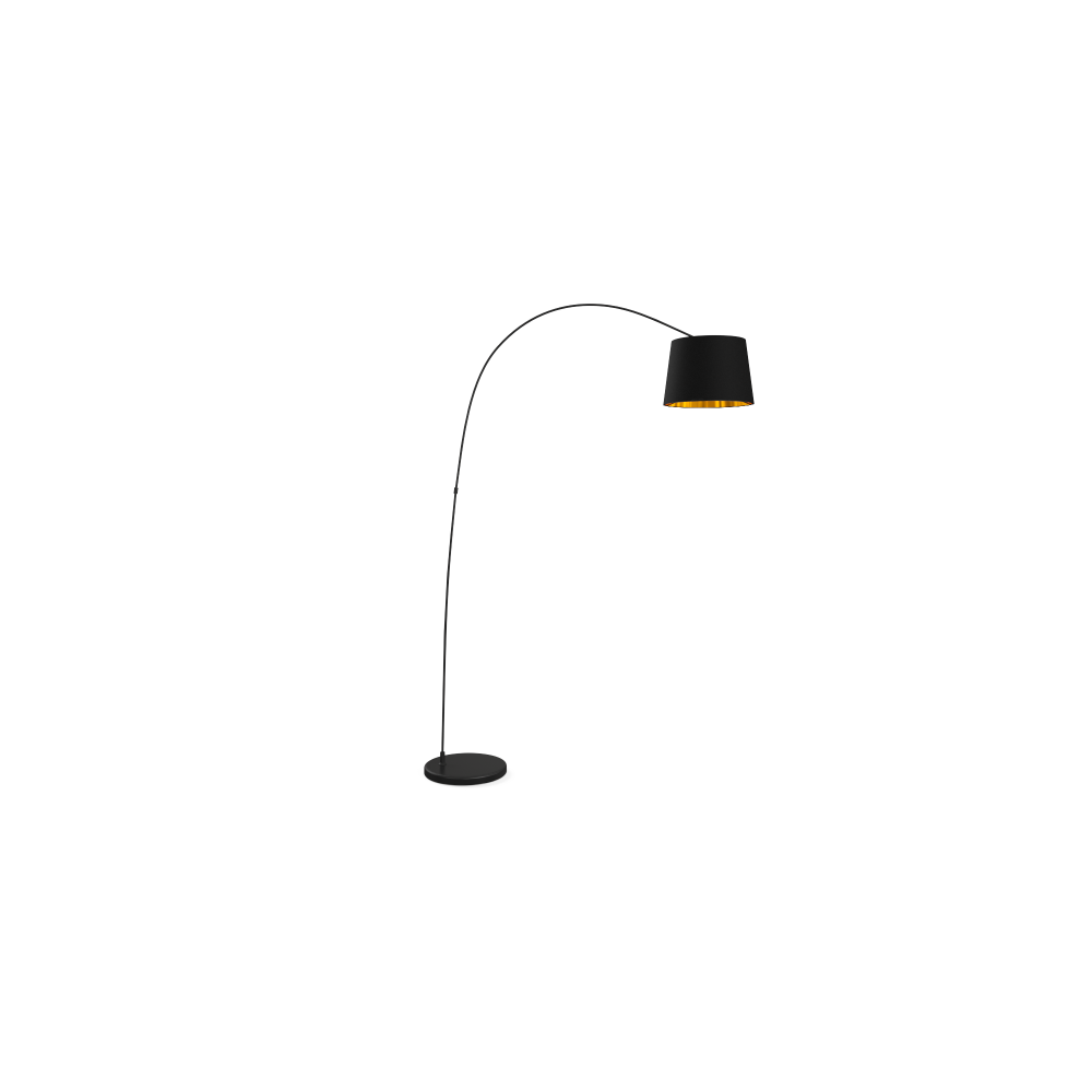 Leo Arc Floor Lamp Matte White Fast shipping On sale