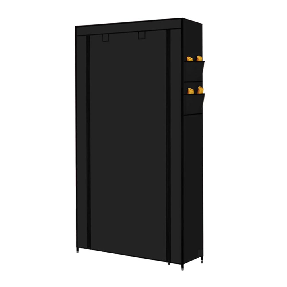 Levede 2pcs 10 Tier Shoe Rack Storage Cabinet Cube DIY Organiser Organizer Black Fast shipping On sale
