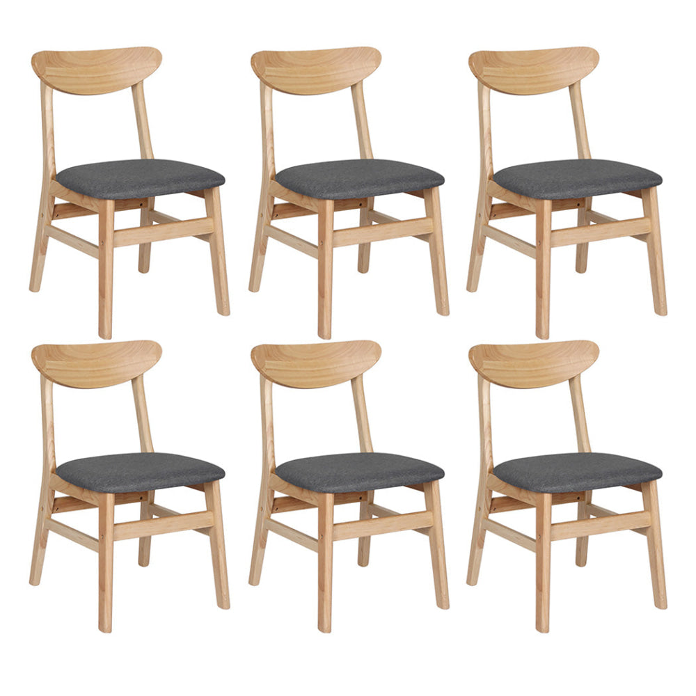 Levede 6xDining Chairs Kitchen Chair Nature Dining Fast shipping On sale