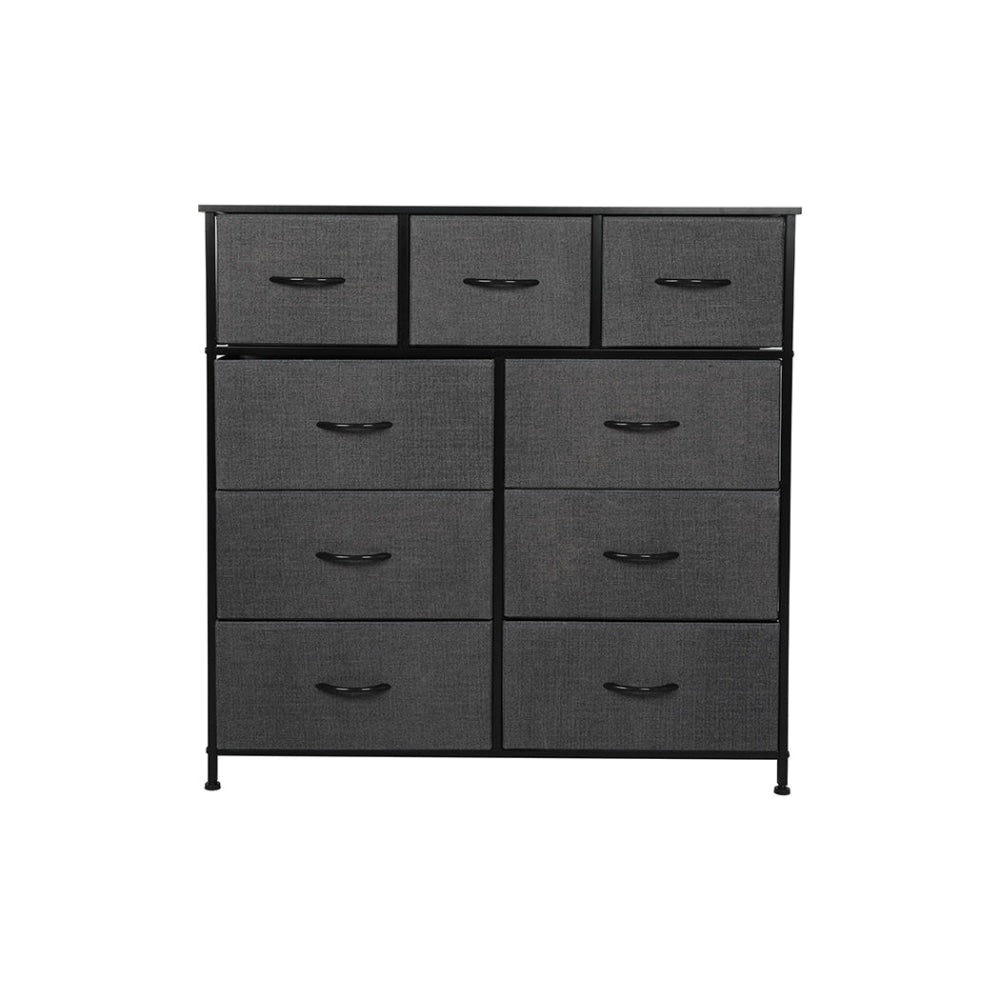 Levede 9 Chest of Drawers Storage Cabinet Tower Dresser Tallboy Drawer Retro Of Fast shipping On sale